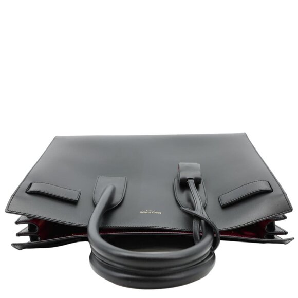 Yves Saint Laurent  Sac de Jour Small Leather Satchel Shoulder Bag Black - Picture 4 of 11